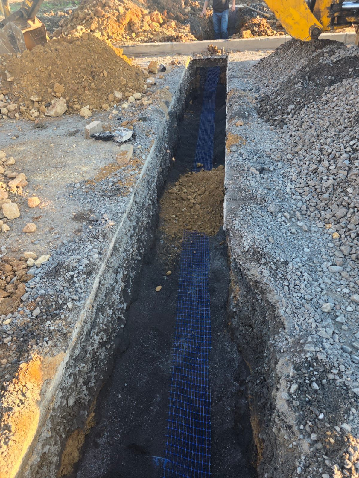 Travaux distribution en eau potable